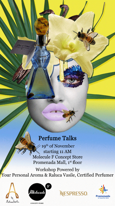 Workshop powered by Your Personal Aroma | 19 Noiembrie | 11 AM | Molecule F Concept Store