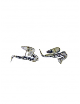 Saxophone cufflinks