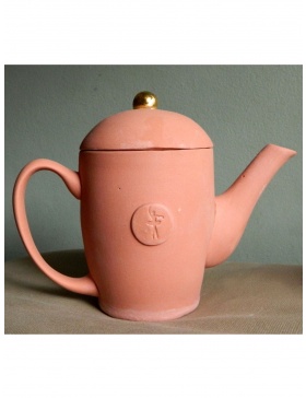 Pink ballerina teapot and tea cups set