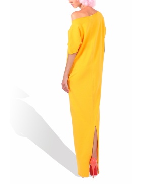 Princely Sunset Boulevard maxi dress in Yellow