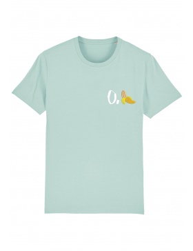 O. banana T-shirt - white writing