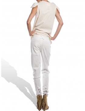 White Kid pants