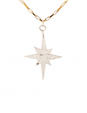 North Star Gold/Silver Pendant