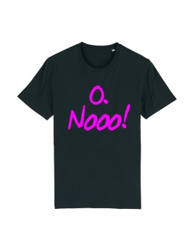 O. Nooo! Black T-shirt