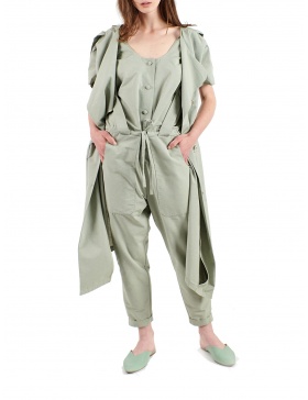 2 in 1 jumpsuit with vest included 