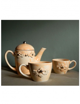 Miss lovely flower Teapot and tea cups set