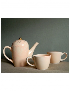 Miss Peach Teapot and tea cups set