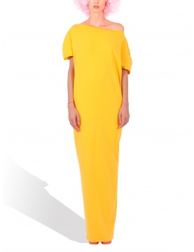 Princely Sunset Boulevard maxi dress in Yellow