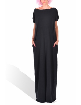 Princely maxi dress in Carchoal Black
