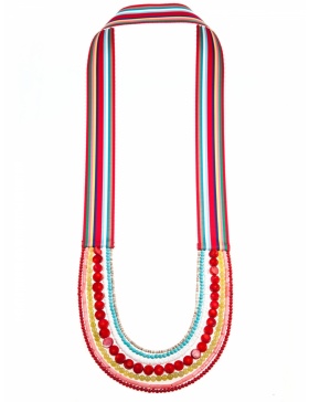Red Ribbon necklace