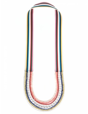 White Ribbon necklace