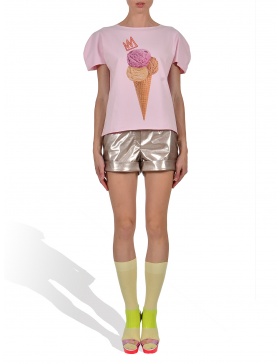 Princely Royal IceCream T-shirt in Rasberry Pink