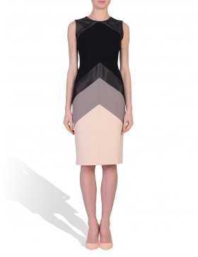 Pink geometry dress